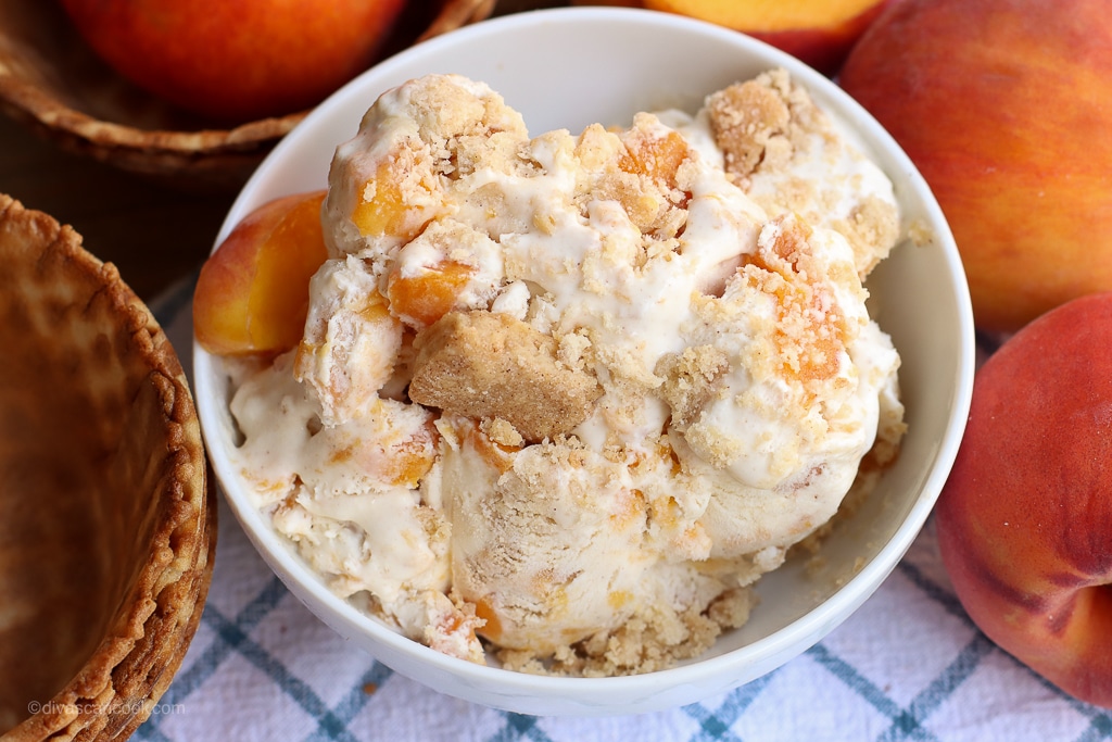 best peach cobbler ice cream