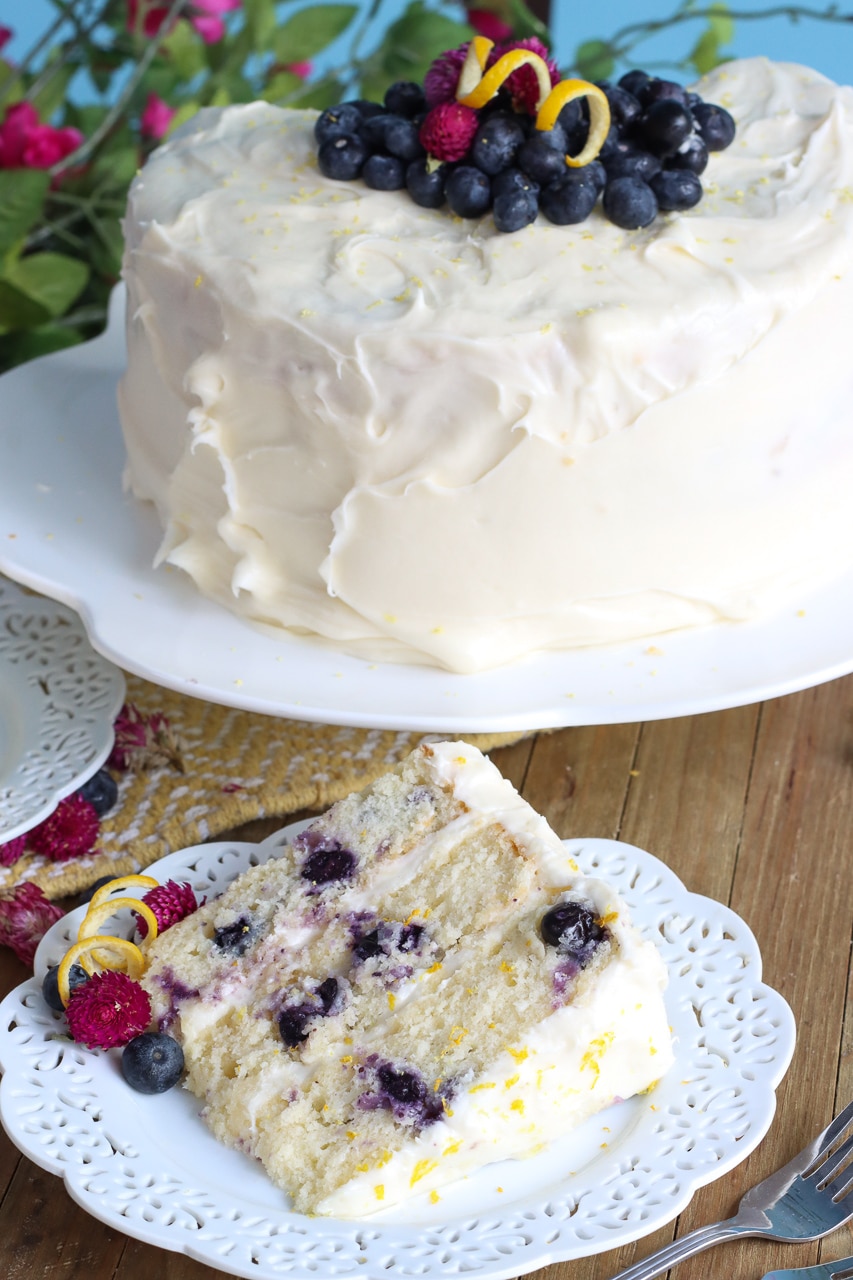 blueberry lemon cake