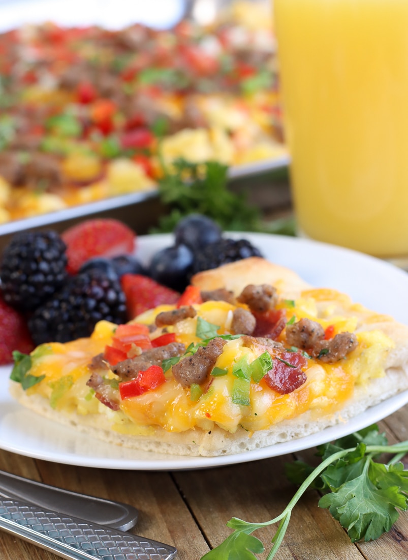 easy Breakfast pizza recipe