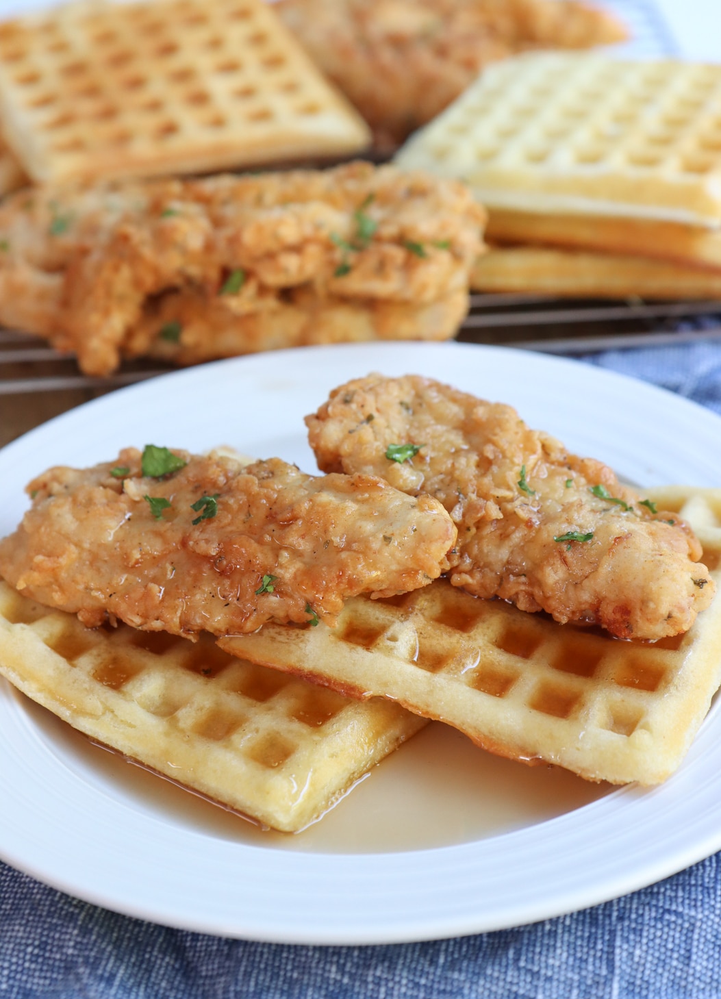 chicken and waffles