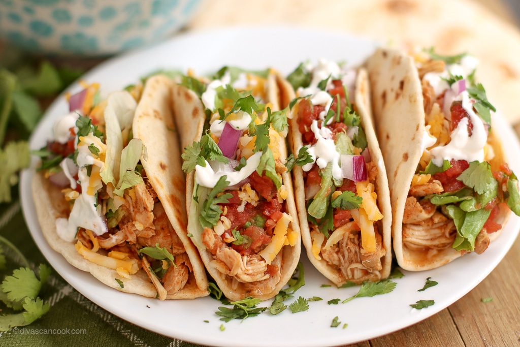 crockpot chicken tacos