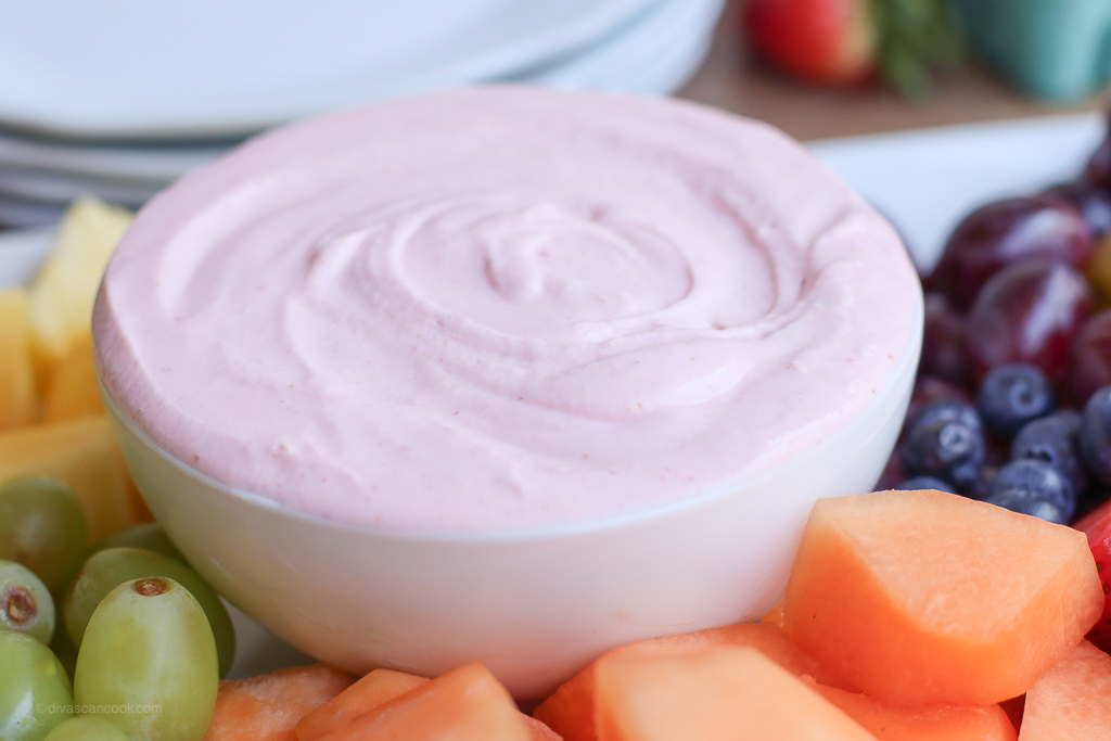 easy strawberry fruit dip recipe