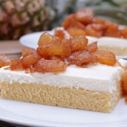 Grilled Pineapple Shortcake Bars Recipe