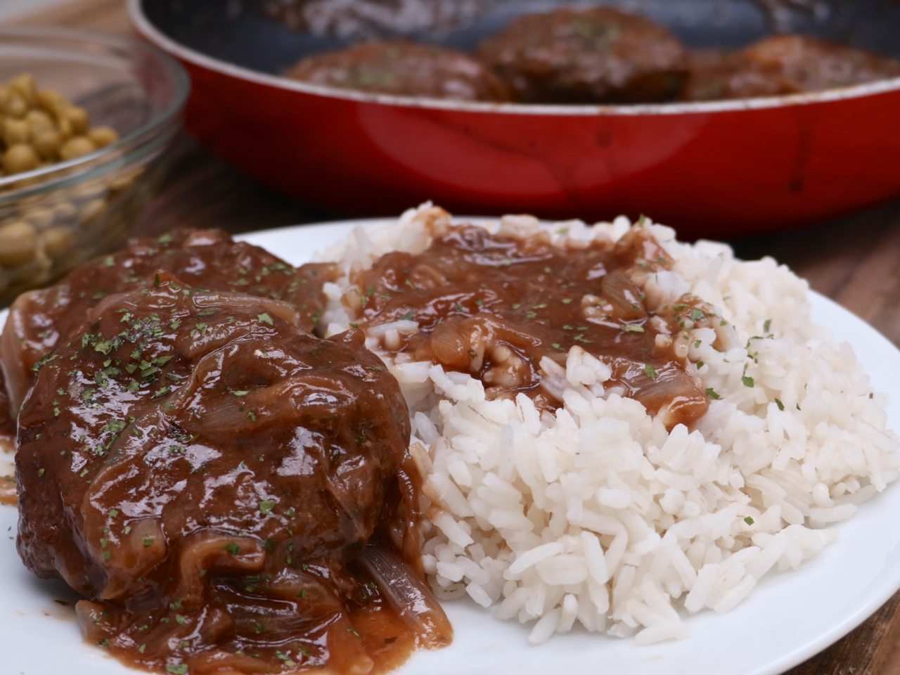 hamburger steak and gravy recipe