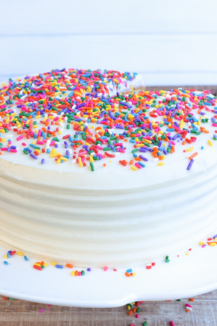 homemade vanilla cake recipe