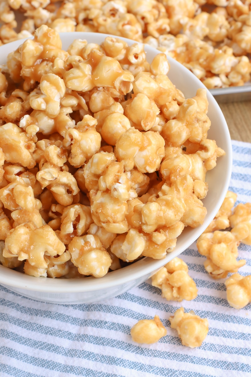 homemade caramel popcorn recipe