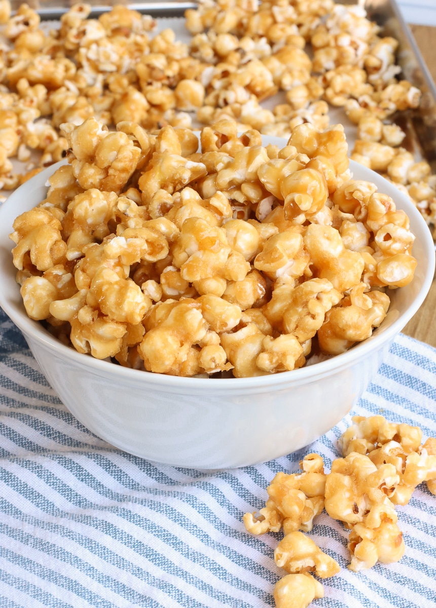 homemade caramel popcorn recipe