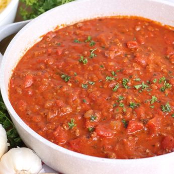 homemade spaghetti sauce recipe