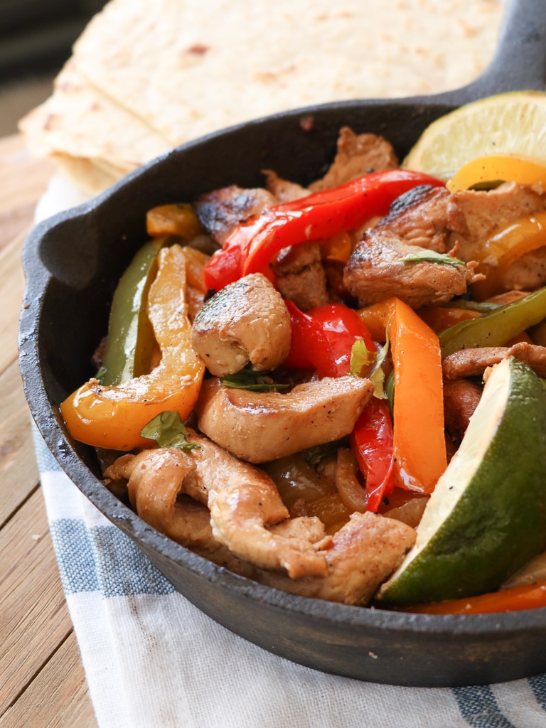 easy chicken fajitas recipe