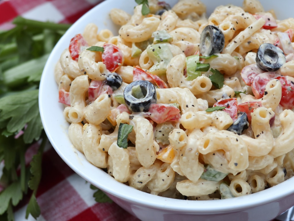 creamy vegan pasta salad recipe