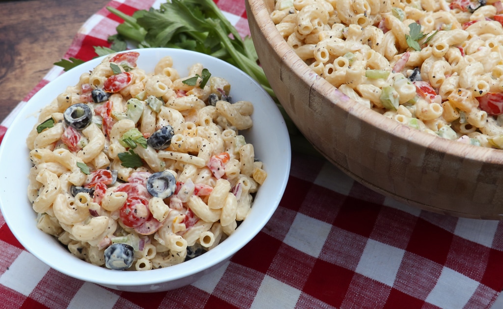 creamy vegan pasta salad recipe