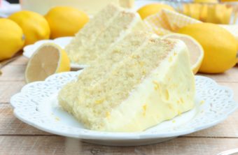 homemade lemon velvet cake