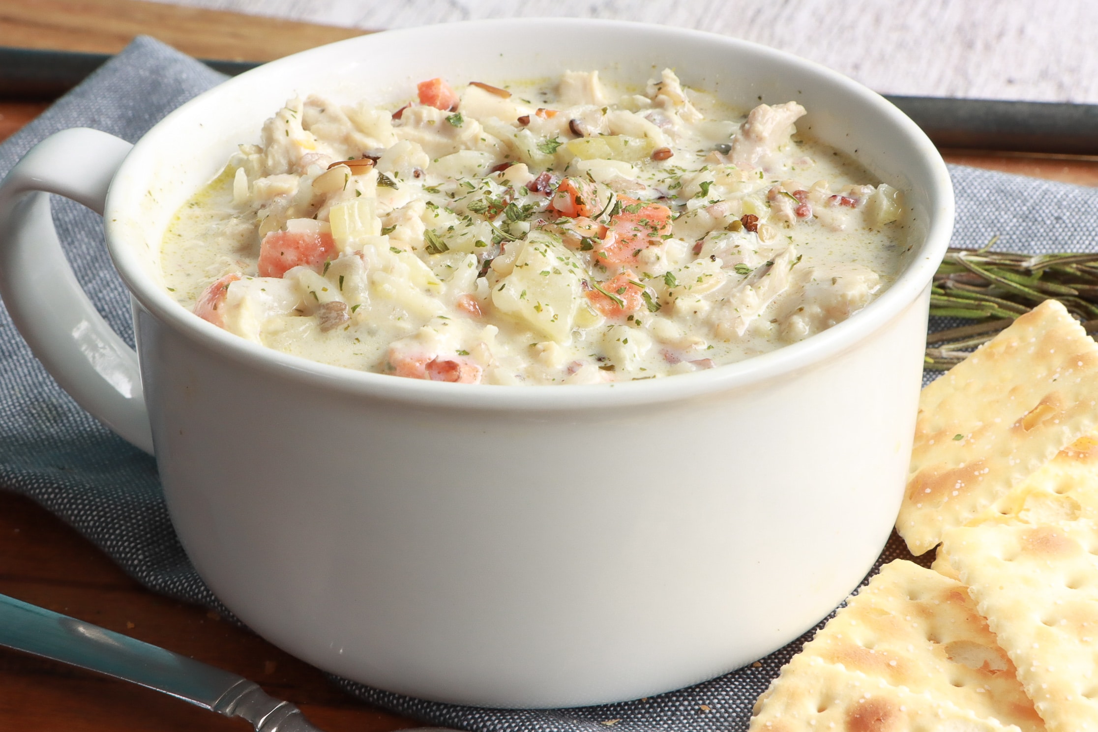 creamy turkey wild rice soup recipe