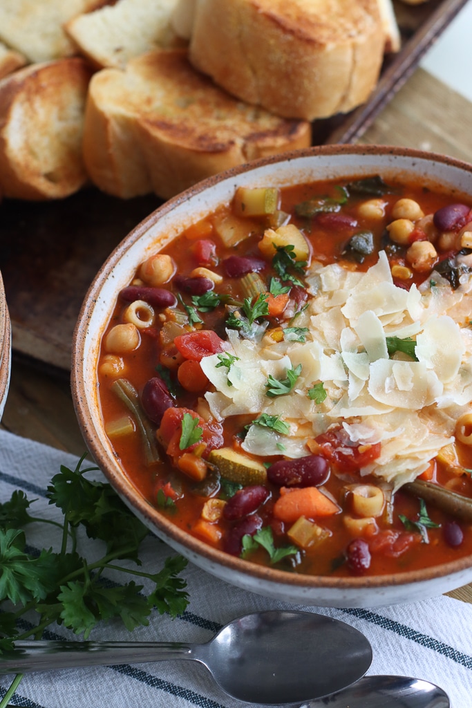 Italian minestrone soup recipe