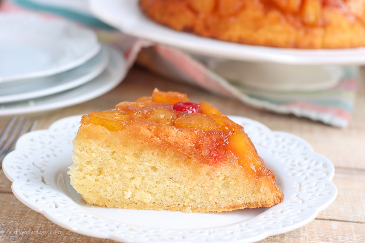 Pineapple upside down cake