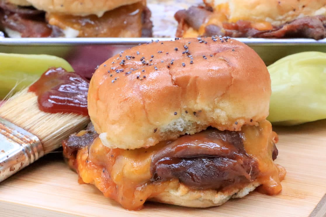 roast beef and cheddar slider recipe