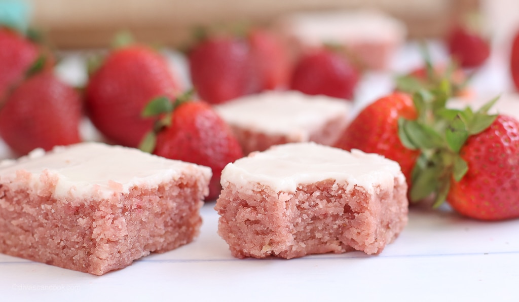 strawberry brownies recipe